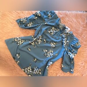 Sugarlips Blue Floral Dress